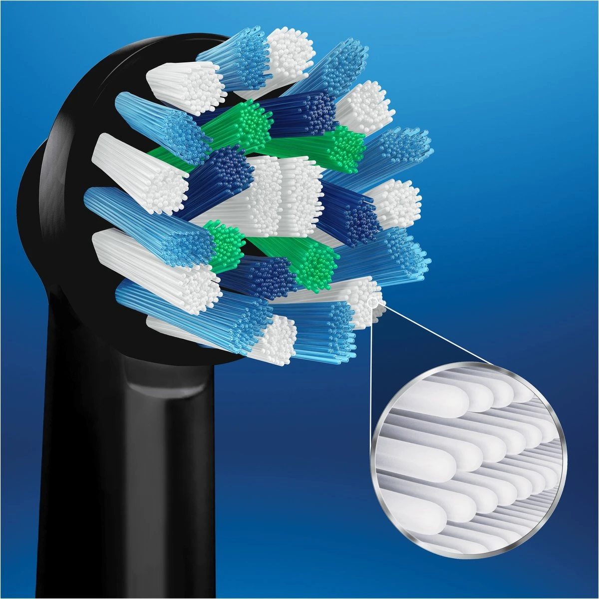 Oral B Oral-B CrossAction Zwart Opzetborstels - 4 Stuks 18 Oral B Oral-B CrossAction Zwart Opzetborstels - 4 Stuks - Afbeelding 16