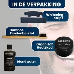 Tandenbleekset Voor Teeth Whitening Inclusief Gratis Whitening Strips - Wittere Tanden - Tanden Bleken - Frisse Adem - Tandsteen - Tandplak - Gele Tanden -Gillette Winkel 1200x1200 49