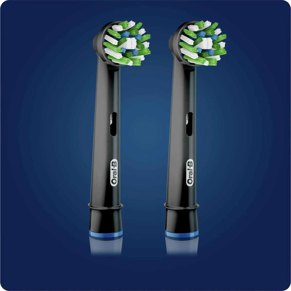Oral B Oral-B CrossAction - Met CleanMaximiser-technologie - Opzetborstels - Zwart - 2 Stuks 8 Oral B Oral-B CrossAction - Met CleanMaximiser-technologie - Opzetborstels - Zwart - 2 Stuks - Afbeelding 6