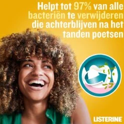LISTERINE Fresh Ginger & Lime Mondwater, Met Gember- En Limoenextract, Mondspoeling Zonder Alcohol, Voor Een Frisse Adem, 3 X 500 Ml -Gillette Winkel 1200x1200 623