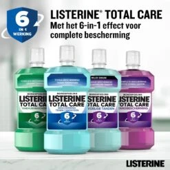 LISTERINE Total Care Bescherming Tegen Tandsteen: Mondspoeling Voor Complete Bescherming Tegen De Opbouw Van Tandsteen Met 6-in-1 Effect - Met Essentiële Oliën, Fluoride En Zinkformule, 3 X 500 Ml 21 LISTERINE Total Care Bescherming Tegen Tandsteen: Mondspoeling Voor Complete Bescherming Tegen De Opbouw Van Tandsteen Met 6-in-1 Effect - Met Essentiële Oliën, Fluoride En Zinkformule, 3 X 500 Ml -Gillette Winkel 1200x1200 634