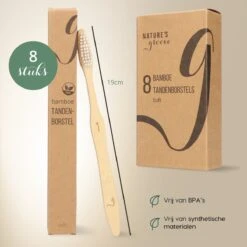 NATURE’S Groove® Bamboe Tandenborstel - Houten Tandenborstel Soft - 8 Stuks - Handmatig -Gillette Winkel 1200x1200 671