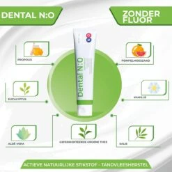 Dental N:O™ - 2x XL 150mL - Tandvlees Herstel Tandpasta - Groene Thee , Propolis , Eucalyptus, Aloe Vera & Meer - Tandvleesontsteking - Zonder Fluoride - Voordeelverpakking Tandpasta - KOMBUCHA -Gillette Winkel 1200x1200 701