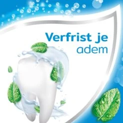 Aquafresh Freshmint - Tandpasta - Voor Een Frisse Adem - Voordeelverpakking - Recyclebare Plastic Tube En Dop -5 X 75ml -Gillette Winkel 1200x1200 707