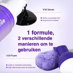 V34 Colour Corrector Duo Kit - Tandenbleker - 100% Natuurlijke Ingrediënten - Peroxidevrij - Tanden Bleken - Witte Tanden - Tandenbleekset - Teeth Whitening - Tandpasta -Gillette Winkel 1200x1200 833