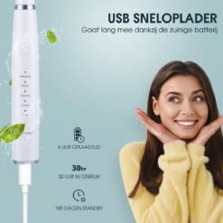 Merkloos Tandsteen Verwijderaar Elektrisch – Tandenborstel Opzetstukken - Tandarts Spiegel - 5 Standen -Wit -Gillette Winkel 1200x1200 858