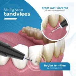 V-Goods Premium Sonische Tandsteen Verwijderaar - 5 Standen - Inclusief Tandarts Set - 3 Opzetstukken - Tandplak -Gillette Winkel 1200x1200 862