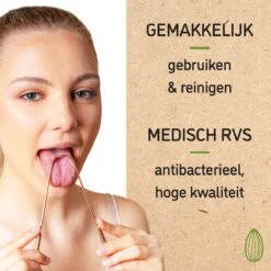 Nutty Green 3-Delige Tongschraper Set Inclusief Opbergcase - Tongreiniging Mondverzorging - Tongreiniger Mondhygiëne - RVS Schraper Voor Schone Tong Reiniging - Tongborstel Tegen Slechte Adem - Zero Waste Lifestyle -Gillette Winkel 1200x1200 945