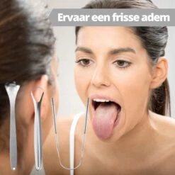 AdroitGoods RVS Tongschraper Set Voor Mondverzorging - 4 Stuks - Tongreiniger/Tongborstel & Tong Schraper 10 AdroitGoods RVS Tongschraper Set Voor Mondverzorging - 4 Stuks - Tongreiniger/Tongborstel & Tong Schraper -Gillette Winkel 1200x1200 964