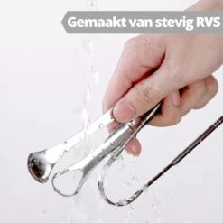 AdroitGoods RVS Tongschraper Set Voor Mondverzorging - 4 Stuks - Tongreiniger/Tongborstel & Tong Schraper 12 AdroitGoods RVS Tongschraper Set Voor Mondverzorging - 4 Stuks - Tongreiniger/Tongborstel & Tong Schraper -Gillette Winkel 1200x1200 966