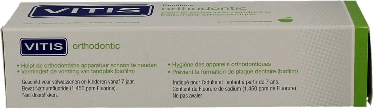 Vitis Orthodontic Tandpasta - 75ml 10 Vitis Orthodontic Tandpasta - 75ml - Afbeelding 8