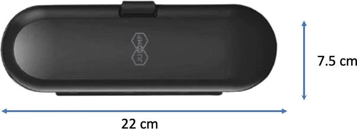 JU&MP Reisetui Elektrische Tandenborstel - Elektrische Tandenborstel - Reisetui - Oral B - Philips Sonicare - Zwart 7 JU&MP Reisetui Elektrische Tandenborstel - Elektrische Tandenborstel - Reisetui - Oral B - Philips Sonicare - Zwart - Afbeelding 5