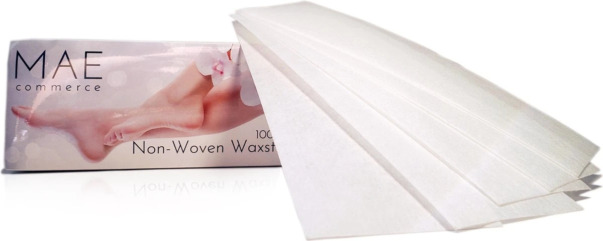 MAE® Wax Strips - Harsstrips - Ontharen - Ontharingsstrips - Nonwoven - Waxstrips - Non Woven - Wax Epilator - Voor Het Doeltreffend Verwijderen Van Ongewenste Haartjes - 100 Stuks 8 MAE® Wax Strips - Harsstrips - Ontharen - Ontharingsstrips - Nonwoven - Waxstrips - Non Woven - Wax Epilator - Voor Het Doeltreffend Verwijderen Van Ongewenste Haartjes - 100 Stuks - Afbeelding 6