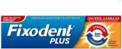 Fixodent Plus - Voordeelverpakking 6x40 G - Kleefpasta -Gillette Winkel 1200x483 1