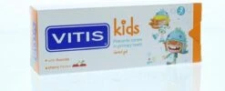 Vitis Kids - Tandpasta & Gel - 2+ Jaar - 50ml - Kersen Smaak -Gillette Winkel 1200x486