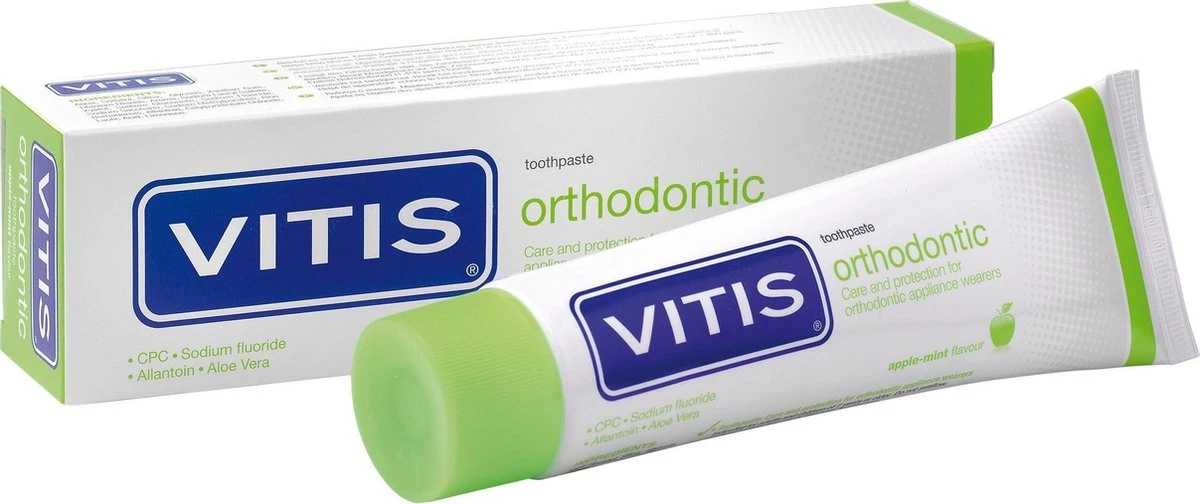 Vitis Orthodontic Tandpasta - 75ml 6 Vitis Orthodontic Tandpasta - 75ml - Afbeelding 4