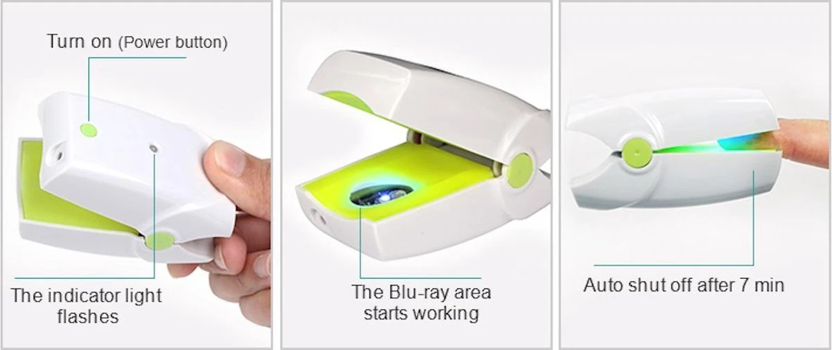 Anti Schimmelnagel Kalknagel Laserapparaat Om Zelf Te Behandelen, Veilig, Effectief, Snel En Pijnloos, Koude Laser Behandeling Voor Thuisgebruik, Voor Tenen En Vingers. Oplaadbaar. 6 Anti Schimmelnagel Kalknagel Laserapparaat Om Zelf Te Behandelen, Veilig, Effectief, Snel En Pijnloos, Koude Laser Behandeling Voor Thuisgebruik, Voor Tenen En Vingers. Oplaadbaar. - Afbeelding 4