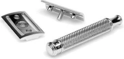 Muhle Double Edge Safety Razor Klassiek Scheermes - Chroom - Dichte Kam -Gillette Winkel 1200x572