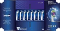 Oral B Oral-B 3D White - Met CleanMaximiser-technologie - Opzetborstels - 8 Stuks - Brievenbusverpakking -Gillette Winkel 1200x624