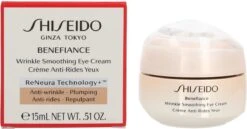 Shiseido Benefiance Wrinkle Smoothing Eye Cream Oogcrème - 15 Ml 25 Shiseido Benefiance Wrinkle Smoothing Eye Cream Oogcrème - 15 Ml -Gillette Winkel 1200x626 1
