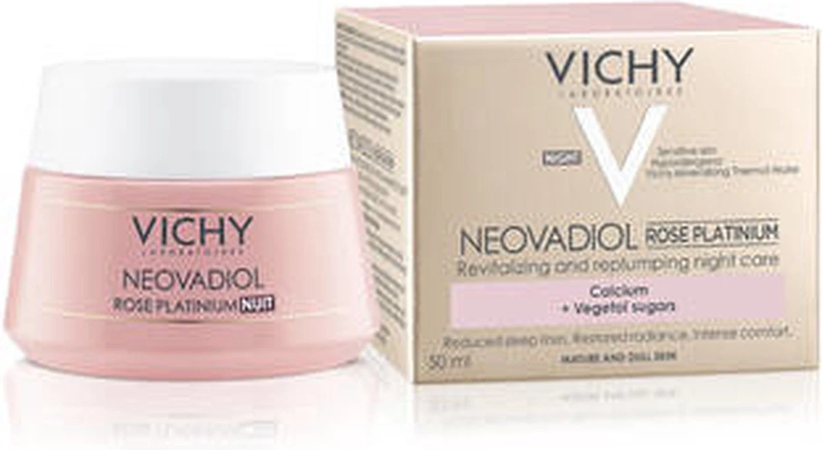 Vichy Neovadiol Rose Platinium Nachtcrème - 50ml 5 Vichy Neovadiol Rose Platinium Nachtcrème - 50ml - Afbeelding 3