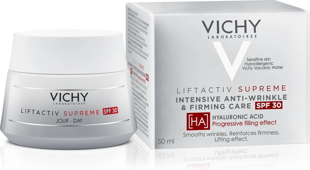 Vichy Liftactiv Supreme Dagcrème SPF30 - 50 Ml - Voor Elk Huidtype 6 Vichy Liftactiv Supreme Dagcrème SPF30 - 50 Ml - Voor Elk Huidtype - Afbeelding 4