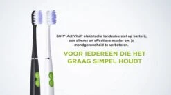 GUM® 1x GUM Activital Sonic Elektrische Tandenborstel - Zwart + 1x GUM Opzetborstels Zwart -Gillette Winkel 1200x672 4