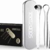 SolidStock Professionele Tongschraper Voor Mondverzorging - 4 Delige Tongreiniger - Ayurveda - RVS 2 SolidStock Professionele Tongschraper Voor Mondverzorging - 4 Delige Tongreiniger - Ayurveda - RVS -Gillette Winkel 1200x741