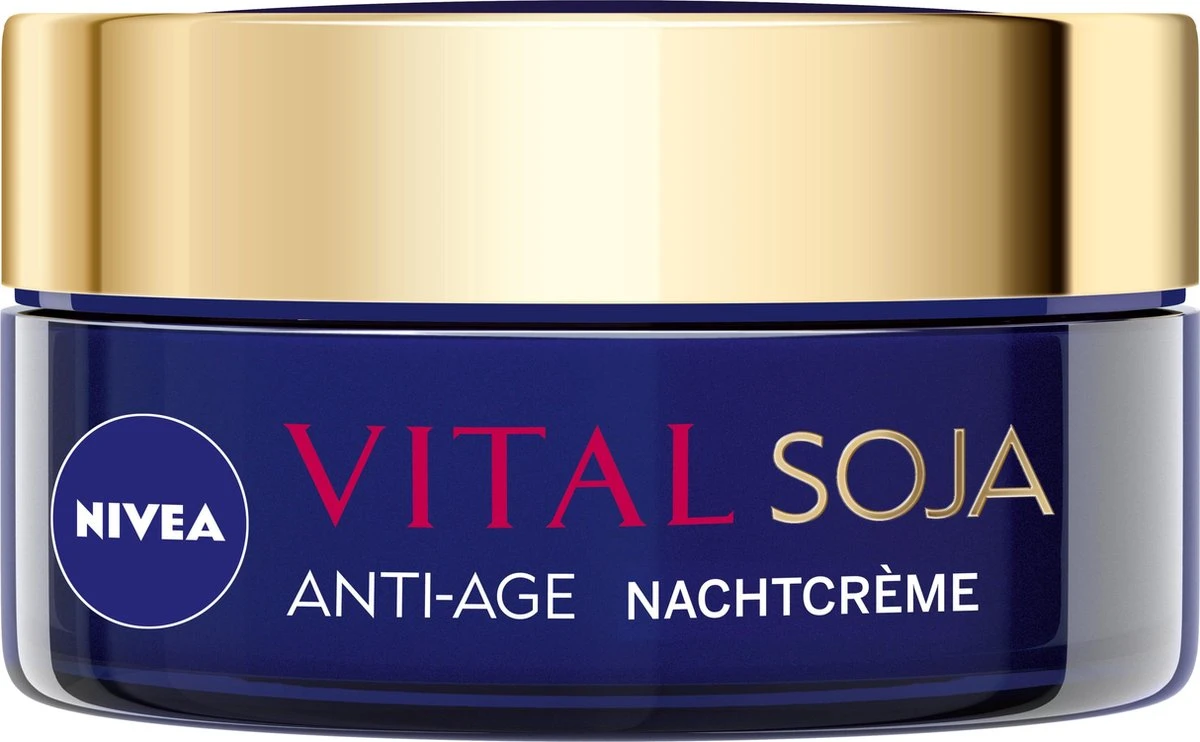 NIVEA VITAL Soja Anti-Age - 50 Ml - Nachtcrème 5 NIVEA VITAL Soja Anti-Age - 50 Ml - Nachtcrème - Afbeelding 3