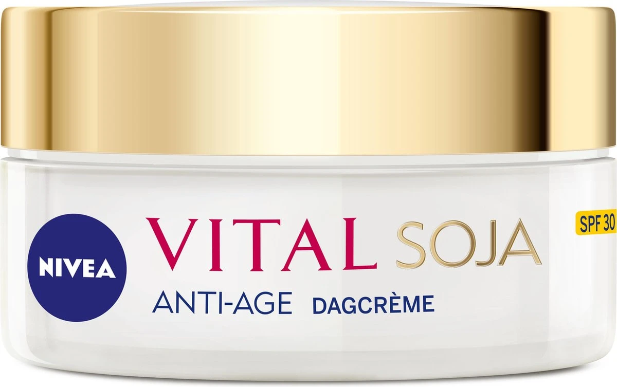 NIVEA VITAL Soja Anti-Age Beschermende SPF30 - 50 Ml - Dagcrème 3 NIVEA VITAL Soja Anti-Age Beschermende SPF30 - 50 Ml - Dagcrème
