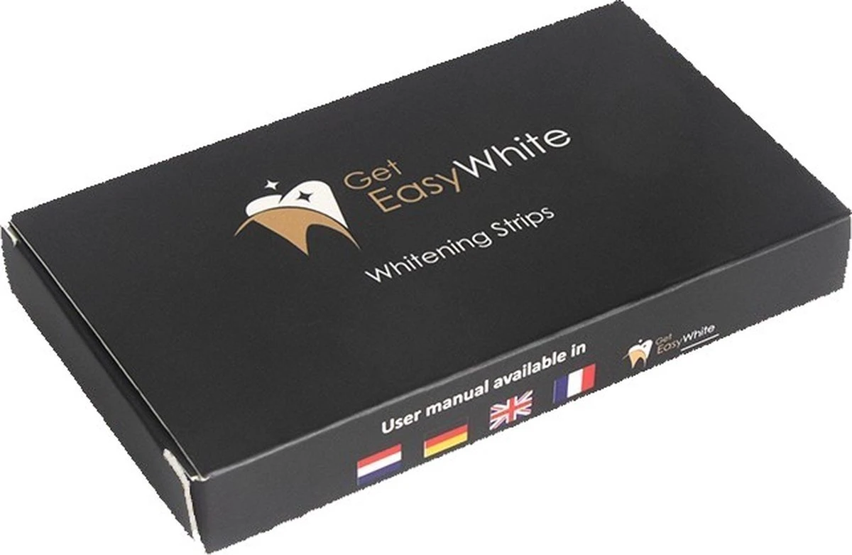 GetEasyWhite - Whitening Strips - 100% Natuurlijk - Perioxide Vrij - Veilig 4 GetEasyWhite - Whitening Strips - 100% Natuurlijk - Perioxide Vrij - Veilig - Afbeelding 2