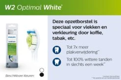 Philips Sonicare W2 Optimal White HX6068/13 - Opzetborstels - 8 Stuks -Gillette Winkel 1200x799 6