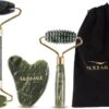 Sensage Jade Roller Met Gua Sha Steen | Massage | 100% Natuurlijk Groene Jade | Gezichtsroller | Face Roller | Roller | Gezichtsmassage | 4-delige Beauty Set -Gillette Winkel 1200x824 3