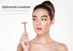 Safety Razor Scheermes + 20 Scheermesjes - Aluminium - Rose - Double Blade -Gillette Winkel 1200x834 2