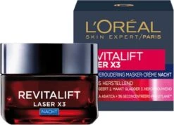 L’Oréal Paris Skin Expert Revitalift Laser X3 Anti-rimpel Nachtcrème - 50 Ml -Gillette Winkel 1200x863 1