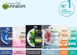 Garnier SkinActive - Hydra Bomb Sheet Masker Met Granaatappel - Gezichtsmasker - 20 Stuks - Voordeelverpakking 22 Garnier SkinActive - Hydra Bomb Sheet Masker Met Granaatappel - Gezichtsmasker - 20 Stuks - Voordeelverpakking -Gillette Winkel 1200x866 3
