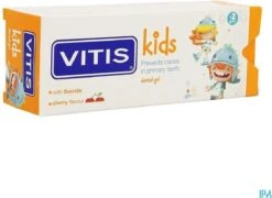 Vitis Kids - Tandpasta & Gel - 2+ Jaar - 50ml - Kersen Smaak -Gillette Winkel 1200x873
