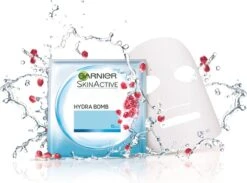 Garnier SkinActive - Hydra Bomb Sheet Masker Met Granaatappel - Gezichtsmasker - 20 Stuks - Voordeelverpakking 32 Garnier SkinActive - Hydra Bomb Sheet Masker Met Granaatappel - Gezichtsmasker - 20 Stuks - Voordeelverpakking -Gillette Winkel 1200x890 3