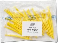Tepe Angle Geel 0.7 Mm - 25 Stuks -Gillette Winkel 1200x892 2