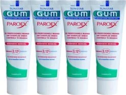 GUM® 4x GUM Tandpasta Paroex 75 Ml 10 GUM® 4x GUM Tandpasta Paroex 75 Ml -Gillette Winkel 1200x908