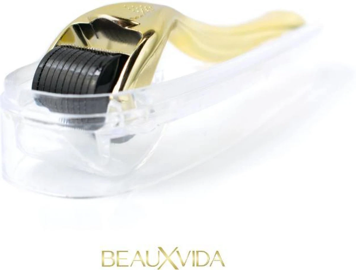 Titanium - 540 Micro-Needle 0.5mm DermaRoller | Skin Roller | Gezichts- En Huidverzorging | Huidverjonging | Steriel Verpakt | Gold Edition 11 Titanium - 540 Micro-Needle 0.5mm DermaRoller | Skin Roller | Gezichts- En Huidverzorging | Huidverjonging | Steriel Verpakt | Gold Edition - Afbeelding 9
