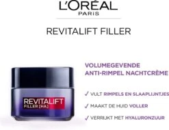 L’Oréal Paris Revitalift Filler Nachtcrème - 50 Ml - Anti Rimpel 29 L’Oréal Paris Revitalift Filler Nachtcrème - 50 Ml - Anti Rimpel -Gillette Winkel 1200x921 2