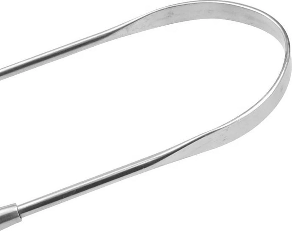 OrganiBrush 100% RVS Tongschraper / Tongreiniger - Antibacterieel - 1 Stuk 4 OrganiBrush 100% RVS Tongschraper / Tongreiniger - Antibacterieel - 1 Stuk - Afbeelding 2