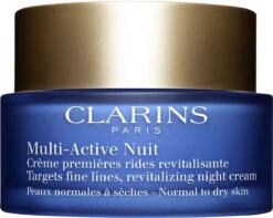 Clarins Multi-Active Night Dry Or Sensitive Skin - 50 Ml - Nachtcrème -Gillette Winkel 1200x958 3