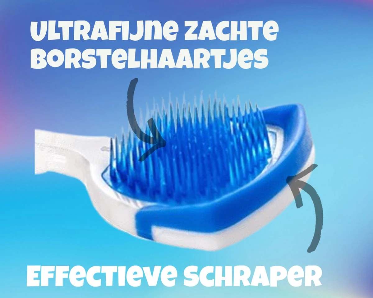 JuliBrite® Tong Gel (50ML) & Tongschraper - Reinigt Witte Tong Aanslag - Tegen Slechte Adem - Met Zink & CPC - Tongreiniger Set - Halitose & Beslagen Tong 7 JuliBrite® Tong Gel (50ML) & Tongschraper - Reinigt Witte Tong Aanslag - Tegen Slechte Adem - Met Zink & CPC - Tongreiniger Set - Halitose & Beslagen Tong - Afbeelding 5