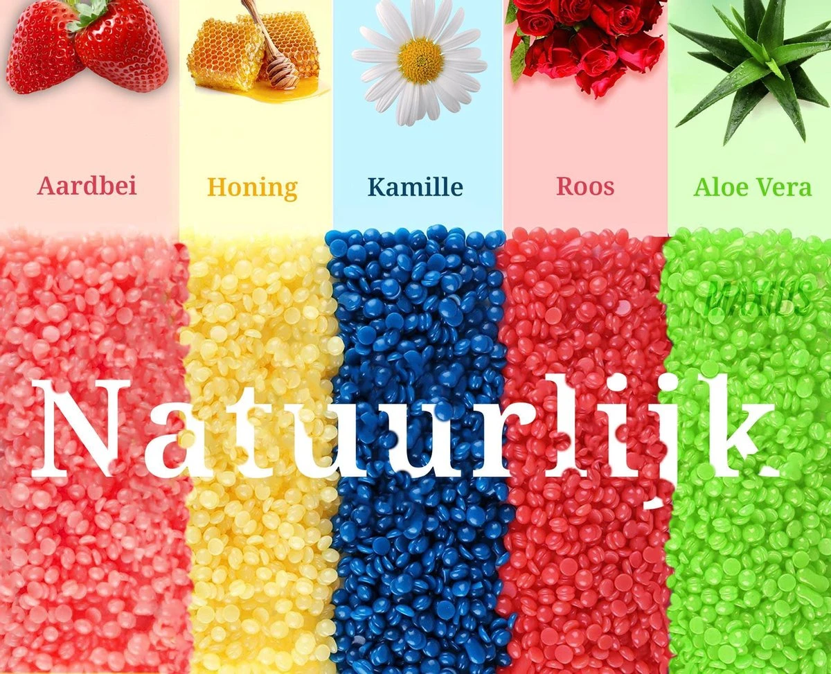 STATCH Wax Apparaat Ontharing Set Met 500 Gram Wax Bonen En 25 Houten Spatels - 9 STATCH Wax Apparaat Ontharing Set Met 500 Gram Wax Bonen En 25 Houten Spatels - - Afbeelding 7