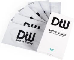 DIPPITWHITE | MINT SMAAK |14 Behandelingen | Tandenbleek/Teeth Whitening Strips | Peroxidevrij (0%) | 100% Natuurlijk | Wittere Tanden | Tandenblekers -Gillette Winkel 1200x977