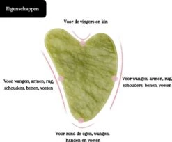 Demiracle® Pure Jade Gua Sha – Schraper - Massagehulpmiddel – Gezichtsmassage – Massage – Jade Roller - Face Roller – Ontspanning -Gillette Winkel 1200x990 2