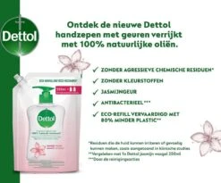 Dettol - Handzeep Navulling - Antibacterieel - Jasmijn - 100% Natuurlijke Oliën - 2 X 500ml -Gillette Winkel 1200x998 5