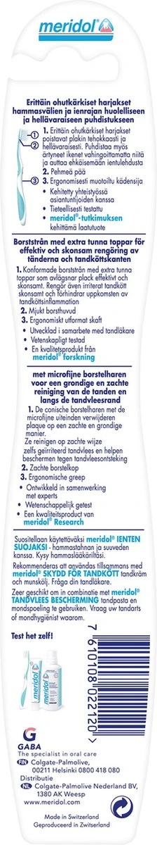 Meridol Tandenborstel Zacht - 3 Stuks - Voordeelverpakking 9 Meridol Tandenborstel Zacht - 3 Stuks - Voordeelverpakking - Afbeelding 7